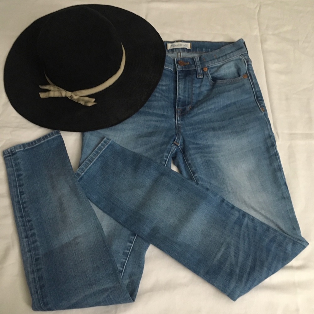 Madewell 9” Highriser Skinny Thom Wash size 25